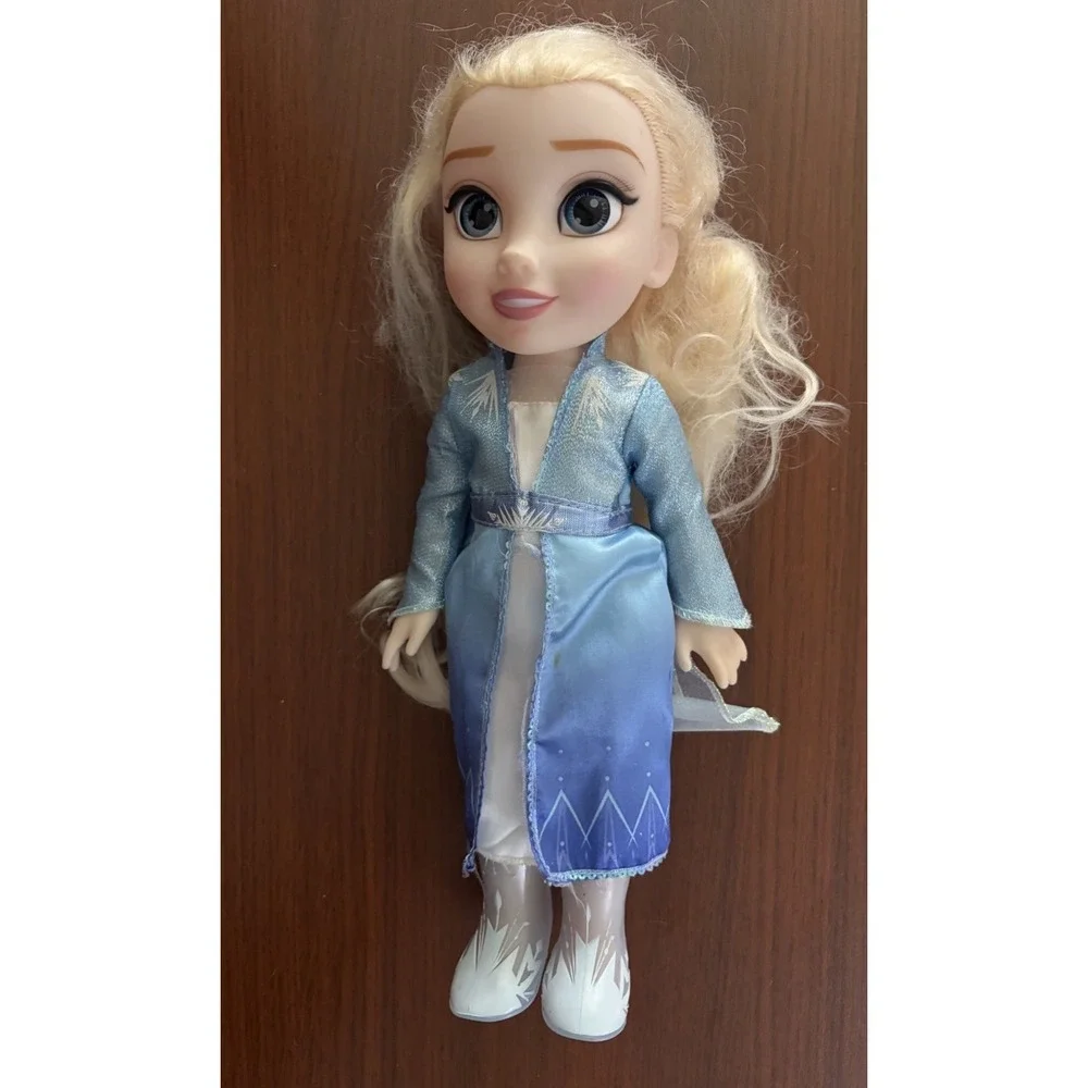 Disney Jakks Pacific Frozen Elsa Doll 14 In Talk &‎ Singing Vinyl